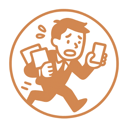 忙しくて、講座や研修に参加する余裕がない